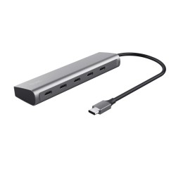 Hub USB Trust 25136 Argentato (1 Unità)