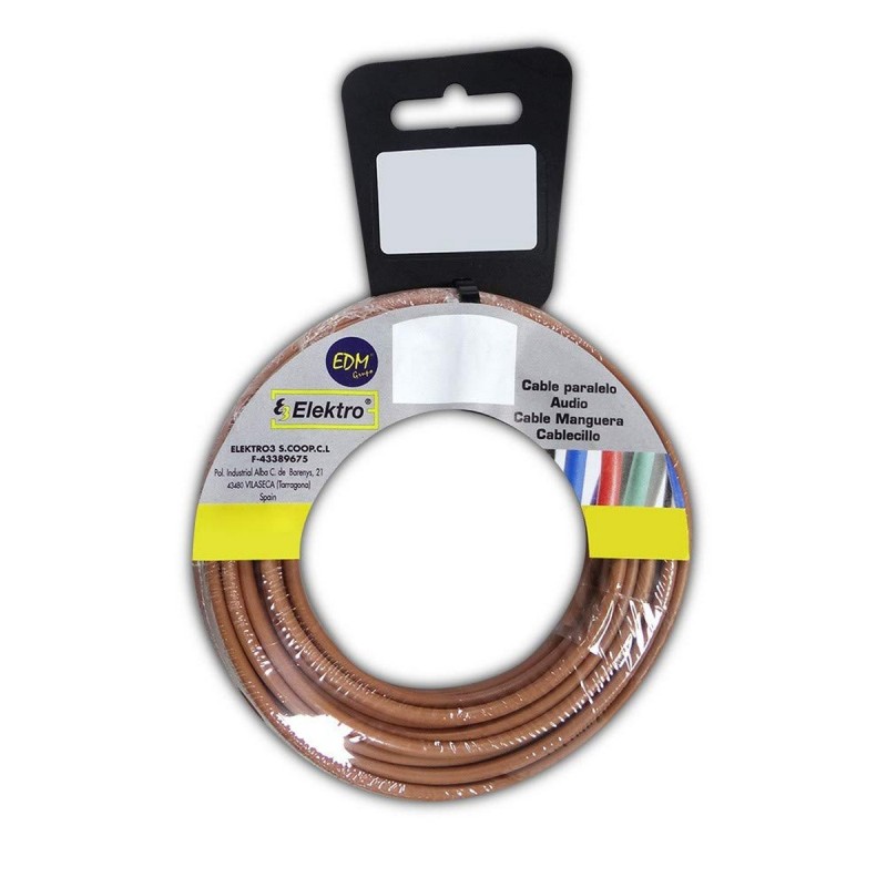 Cavo Coassiale Antenna TV EDM 28457 Marrone 10 m 2,5 mm Cavo Coassiale Antenna TV EDM 28457 Marrone 10 m 2,5 mm
