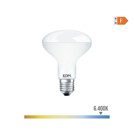 Lampadina LED EDM 35489 F 12 W 75 W 80 W E27 1055 lm Ø 9 x 12 cm Riflettore (6400 K)