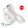 Multipresa con 2 Prese senza Interruttore EDM 41015 Schuko (1,5 m)