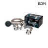 Rubinetto Monocomando EDM 01163 a7200-x Argentato Acciaio inossidabile Ottone Zinco 15,1 x 11,5 x 11,5 cm Di Doccia