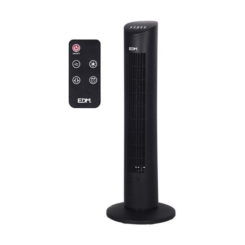 Ventilatore a Torre EDM 33504 Nero 60 W Ventilatore a Torre EDM 33504 Nero 60 W