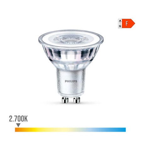 Lampadina LED Philips F 4,6 W GU10 390 lm 5 x 5,4 cm (2700 K)