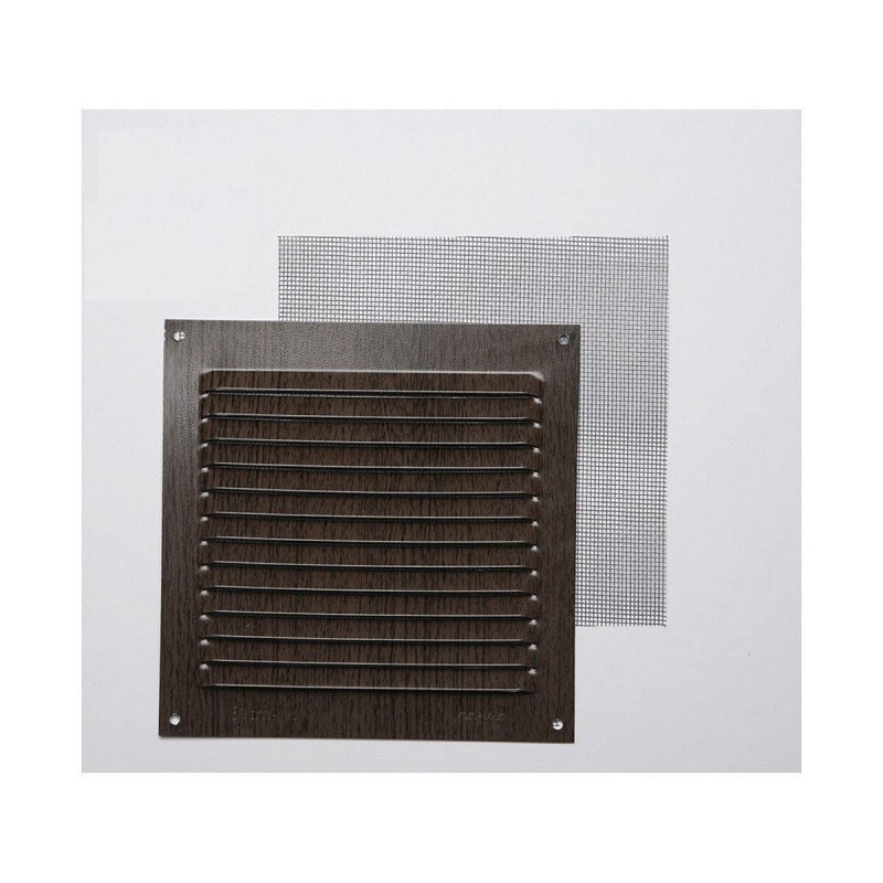 Griglia Fepre Zanzariera Alluminio Wengue (15 x 15 cm) Griglia Fepre Zanzariera Alluminio Wengue (15 x 15 cm)