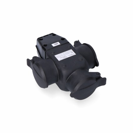 Presa di corrente EDM 42125 Nero 3500 W 230 V 250 V 4,8 mm Con coperchio