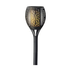 Picchetto solare da giardino Lumineo Alluminio Nero Solare