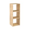 Scaffale Astigarraga Dinamic 3 Naturale Legno 107 x 36,2 x 34 cm Cubi Componibile