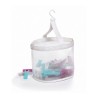 Cestino per Mollette Domopak Living Trasparente Plastica 20 x 20 x 19 cm Mollette per Panni
