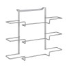 Appendino per Porte Metaltex Galileo Metallo 36 x 9 x 30 cm Triplo Portarotolo