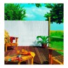 Divisorio Nortene Plasticane Ovale 1 x 3 m Bianco PVC