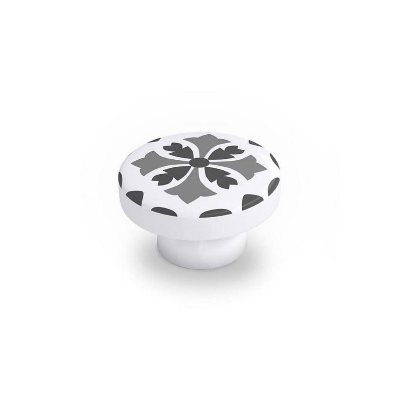 Pomo Rei Grigio legno di faggio Ø 40 x 22 mm Rotondo 4 Pezzi Pomo Rei Grigio legno di faggio Ø 40 x 22 mm Rotondo 4 Pezzi