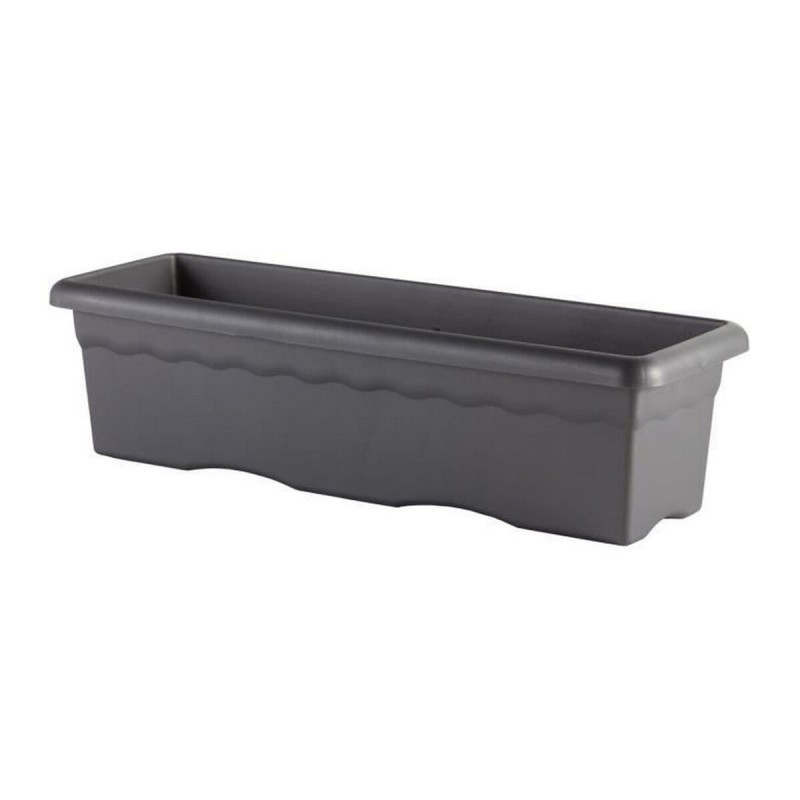 Vaso Plastiken Grigio Antracite Plastica Rettangolare 60 x 33 cm 54 x 27 x 28 cm Vaso Plastiken Grigio Antracite Plastica Rettangolare 60 x 33 cm 54 x 27 x 28 cm