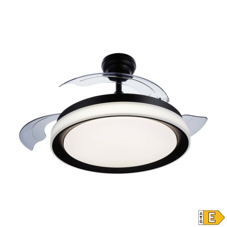 Ventilatore da Soffitto con Luce Philips Atlas Nero 35 W 28 W 4500 Lm (2700 K)