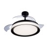 Ventilatore da Soffitto con Luce Philips Atlas Nero 35 W 28 W 4500 Lm (2700 K)