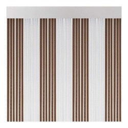 Tenda Acudam Lisboa Porte Cristallo Marrone Esterno PVC Alluminio 90 x 210 cm