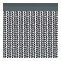 Tenda Acudam Manacor Porte Argentato Esterno PVC Alluminio 90 x 210 cm