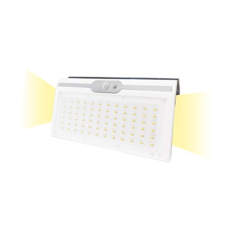 Applique LED EDM 31848 Bianco 6 W 430 Lm 6500 lm Solare Sensore di Movimento 6500 K