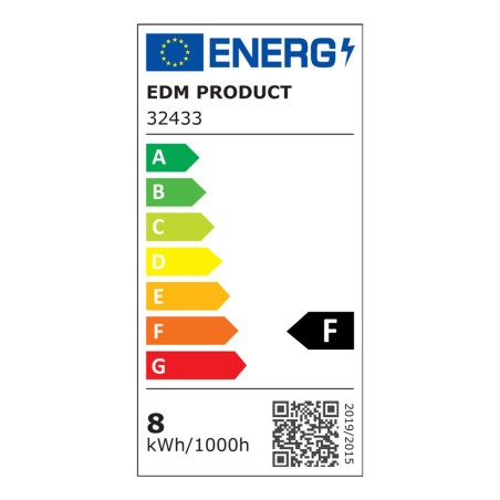 Lampada da Parete EDM 32433 F 8 W 800 lm 40 x 12,8 x 5,1 cm LED