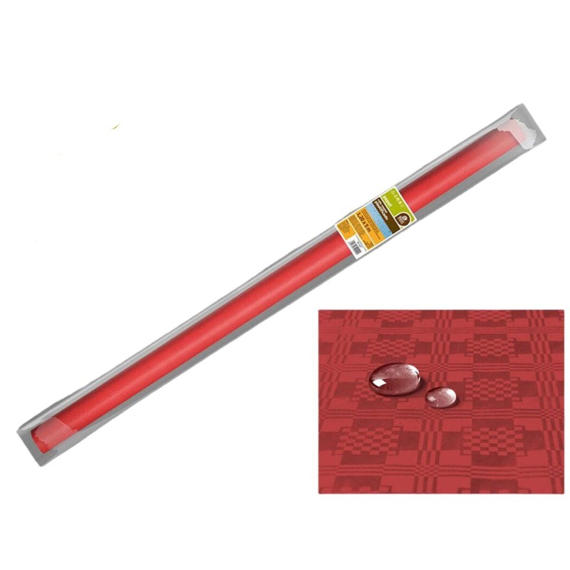 Tovaglia Rotolo Plastificato Rosso 5 x 1,2 m Tovaglia Rotolo Plastificato Rosso 5 x 1,2 m