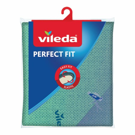Copri asse da stiro Vileda Perfect Fit 34/42 x 114/122 cm Azzurro Turchese
