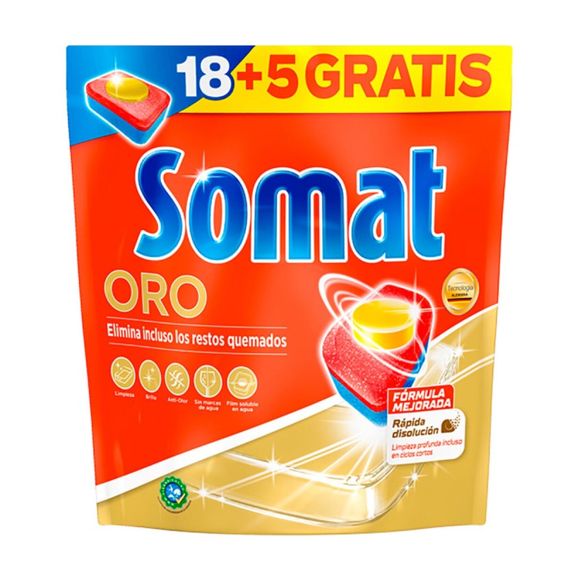 Pastiglie per lavastoviglie Somat Oro Pastiglie per lavastoviglie Somat Oro
