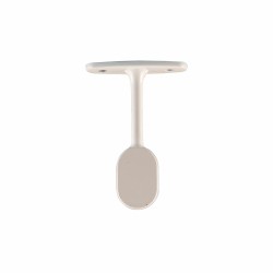 Supporto per asta dell'armadio Stor Planet Cintacor Bianco Ovalada 15 x 25 mm (2 Unità)