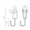 Carrucola per pergola Micel TLD17 Acciaio inossidabile 18,5 x 17 x 60 mm Esterno 2 Unità
