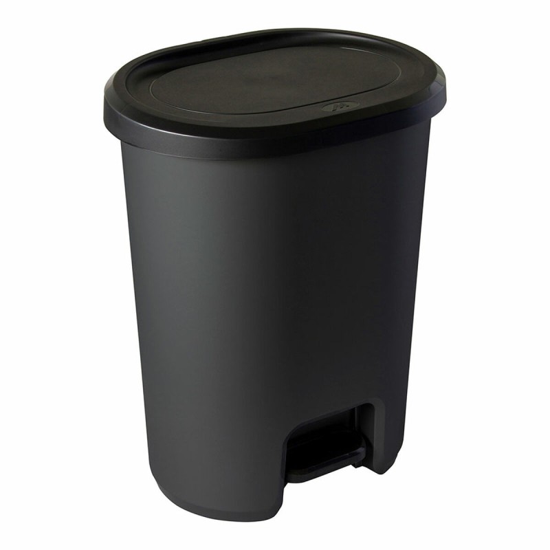 Secchio della Spazzatura a Pedale Mondex Lynea Greenloop Grigio scuro 27 L Secchio della Spazzatura a Pedale Mondex Lynea Greenloop Grigio scuro 27 L