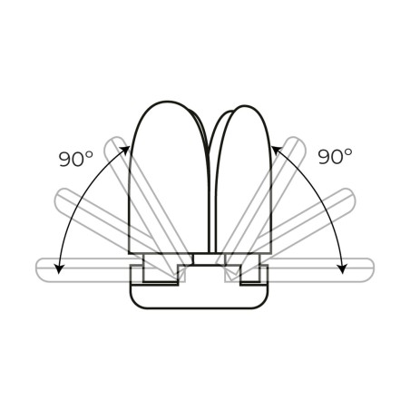 Lampadina LED EDM 98907 Leaf 30 W 200 W E27 3000 lm 35 x 11,2 cm Multidirezionale (6500 K)