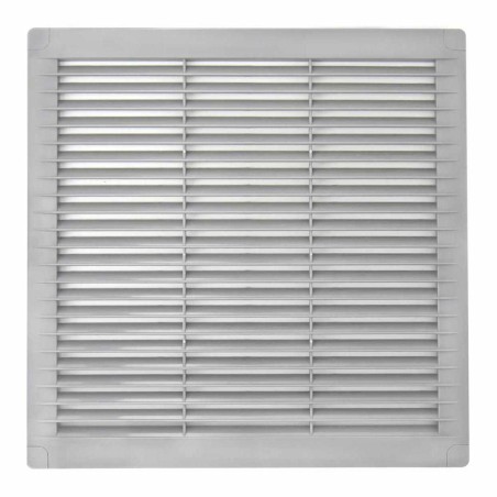 Griglia di ventilazione EDM 87707 Grigio 25 x 25 x 0,7 cm Zanzariera