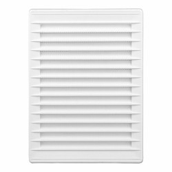 Griglia di ventilazione EDM 87733 Bianco 13,7 x 20,7 cm Zanzariera