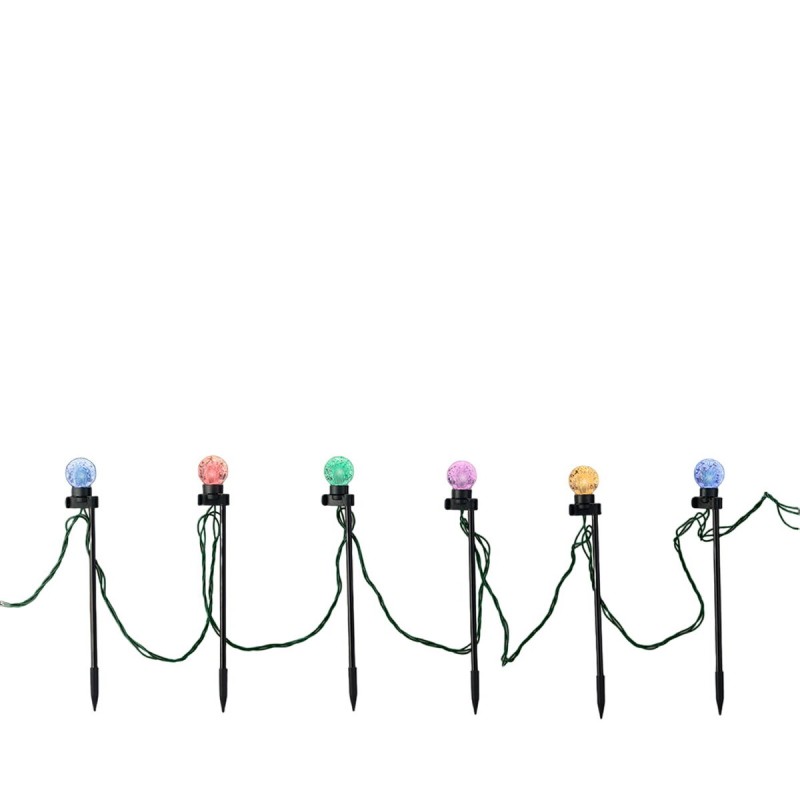 Set di Picchetti da Giardino a LED Lumineo 6 W Multicolore Bianco Caldo 14,5 m 20 Unità Set di Picchetti da Giardino a LED Lumineo 6 W Multicolore Bianco Caldo 14,5 m 20 Unità