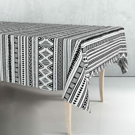 Rotolo di tovaglia Exma Bianco Nero 140 cm x 25 m