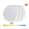 LED Downlight da Incasso EDM 31568 18 W Ø 22 x 3,2 cm 3 Unità (4000 K)