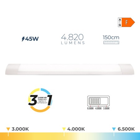 Lampada LED EDM 31867 F 45 W 4820 Lm (3000 K) (4000 K) (6500 K)