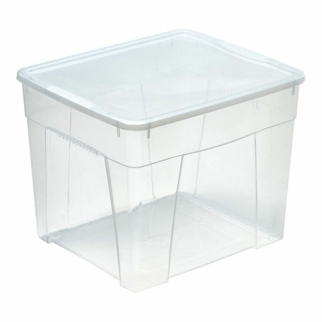 Secchio contenitore Mondex space box 4 h 34,5l Trasparente polipropilene 34,5 L 42 x 35 x 33 cm