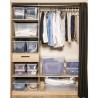Secchio contenitore Mondex space box 4 h 34,5l Trasparente polipropilene 34,5 L 42 x 35 x 33 cm