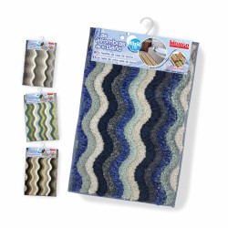 Tappeto da bagno Hidalgo Zig zag 40 x 60 cm