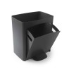 Secchio per Raccolta Differenziata SP Berner Antracite 10 L 30 L x 2 Plastica 3 Compartimenti (1 Unità)