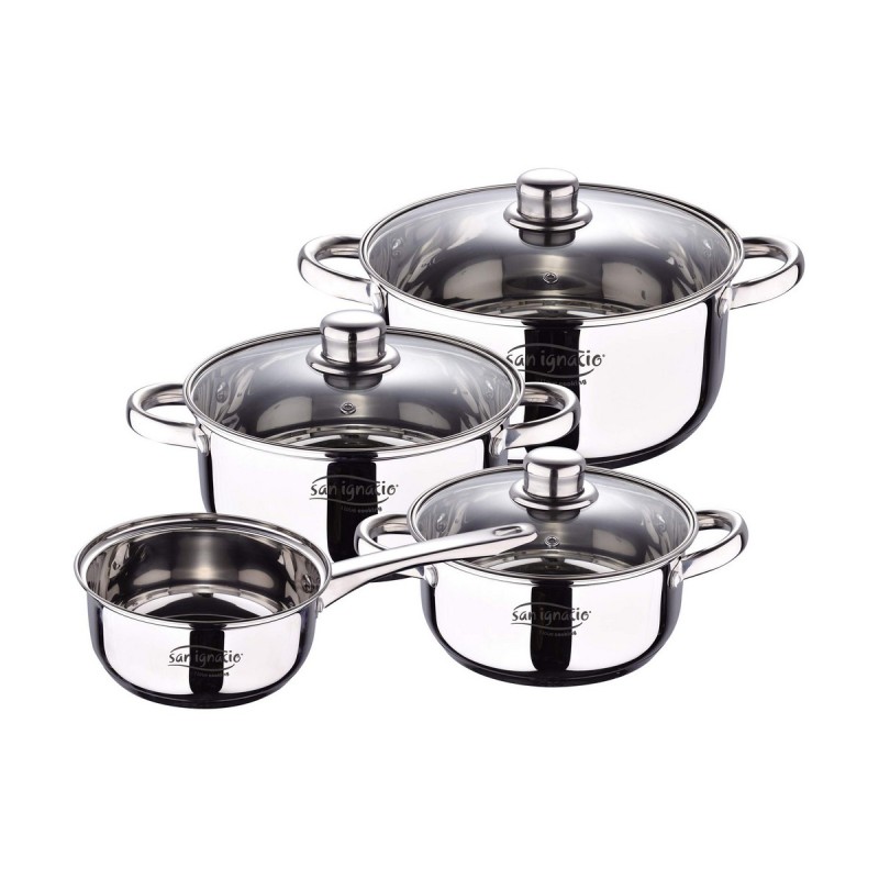 Batteria da Cucina San Ignacio Cassel SG8172 Argentato Acciaio inossidabile Batteria da Cucina San Ignacio Cassel SG8172 Argentato Acciaio inossidabile