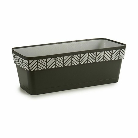 Vaso rettangolare da Balcone Stefanplast Orfeo Antracite Plastica 18 x 17 x 49,5 cm (12 Unità)