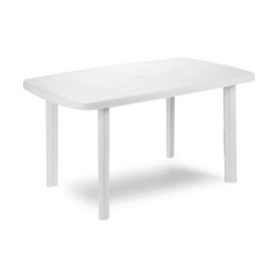 Tavolo aggiuntivo IPAE Progarden 08330100 Bianco Resina (72 x 137 x 85 cm )