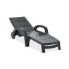 Lettino Shaf Ocean Antracite 100 x 74 x 42 cm