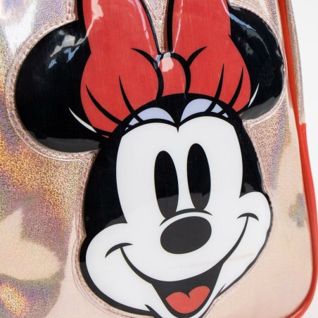 Zaino per Bambini Minnie Mouse Rosso 20 x 23 x 8 cm