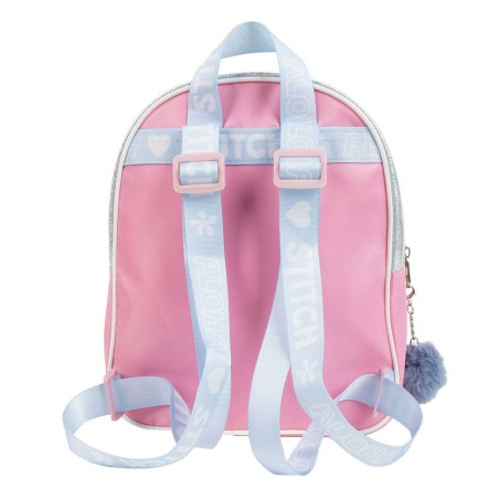Zaino per Bambini Stitch Rosa 20 x 23 x 8 cm