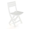 Sedia Pieghevole IPAE Progarden Birki bir80cbi Bianco 44 x 41 x 78 cm