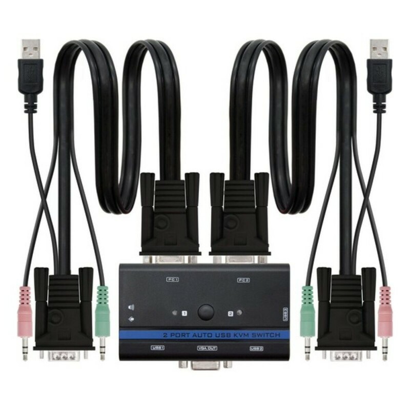 Switch KVM NANOCABLE 10.12.0001 1,4 m Switch KVM NANOCABLE 10.12.0001 1,4 m
