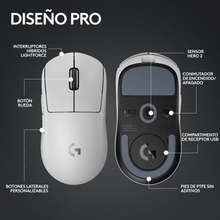 Mouse Logitech 910-006639 Bianco