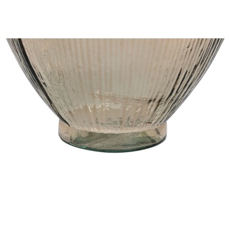 Vaso Home ESPRIT Taupé Vetro riciclato 30 x 30 x 59 cm
