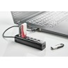 Hub USB NGS IHUB7 TINY Nero